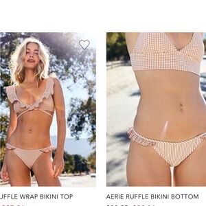 American Eagle Aerie Adorable Ruffled Bikini